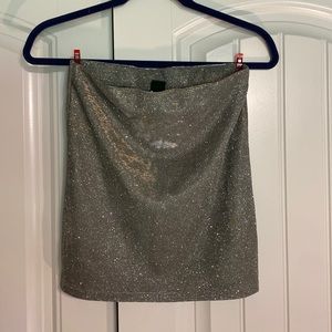 Glitter tube skirt!